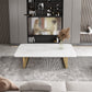 Glam Frame Coffee Table Rectangle Slate Top Coffee Cocktail Table Clearhalo 'Coffee & Accent Tables' 'Coffee Tables' 'coffee_tables' 'furn' 'furn_coffee_tables' 'Furniture' 'Living Room Furniture' 6919526