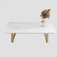 Glam Frame Coffee Table Rectangle Slate Top Coffee Cocktail Table Clearhalo 'Coffee & Accent Tables' 'Coffee Tables' 'coffee_tables' 'furn' 'furn_coffee_tables' 'Furniture' 'Living Room Furniture' 6919532