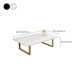 Glam Frame Coffee Table Rectangle Slate Top Coffee Cocktail Table Clearhalo 'Coffee & Accent Tables' 'Coffee Tables' 'coffee_tables' 'furn' 'furn_coffee_tables' 'Furniture' 'Living Room Furniture' 6919534