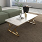 Rectangle Cocktail Table Trestle Slate Top Coffee or End Table