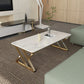 Rectangle Cocktail Table Trestle Slate Top Coffee or End Table