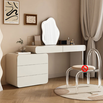 Tocador escandinavo conjunto de tocador de dormitorio blanco tocador de tocador