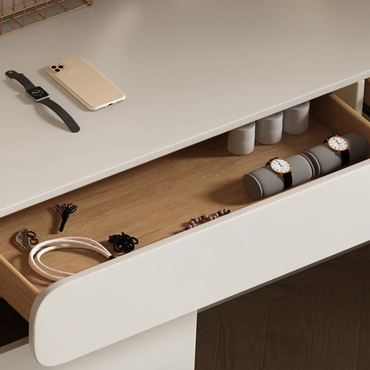 Tocador escandinavo conjunto de tocador de dormitorio blanco tocador de tocador