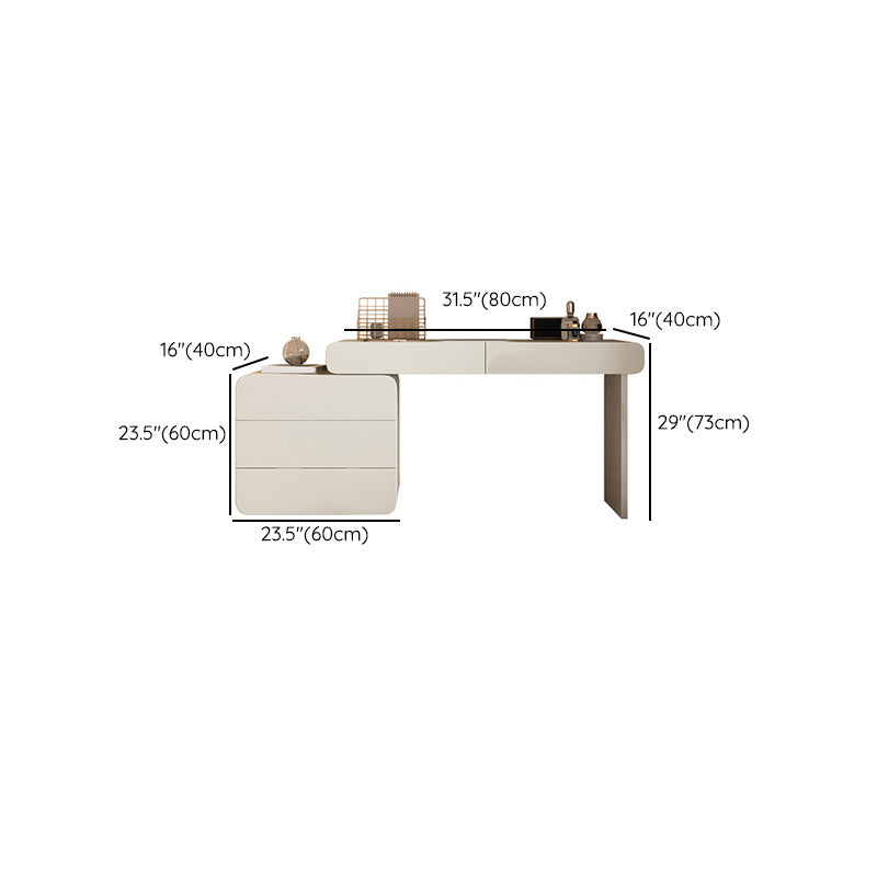 Tocador escandinavo conjunto de tocador de dormitorio blanco tocador de tocador