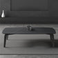 Rectangular Slate 4 Legs Coffee Table 16.5" High Stone 1 Single Cocktail Table Clearhalo 'Coffee & Accent Tables' 'Coffee Tables' 'coffee_tables' 'furn' 'furn_coffee_tables' 'Furniture' 'Living Room Furniture' 6919721