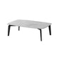 Rectangular Slate 4 Legs Coffee Table 16.5" High Stone 1 Single Cocktail Table 55"L x 31.5"W x 16.5"H Gray Clearhalo 'Coffee & Accent Tables' 'Coffee Tables' 'coffee_tables' 'furn' 'furn_coffee_tables' 'Furniture' 'Living Room Furniture' 6919723