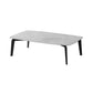 Rectangular Slate 4 Legs Coffee Table 16.5" High Stone 1 Single Cocktail Table 63"L x 31"W x 17"H Gray Clearhalo 'Coffee & Accent Tables' 'Coffee Tables' 'coffee_tables' 'furn' 'furn_coffee_tables' 'Furniture' 'Living Room Furniture' 6919728