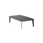 Rectangular Slate 4 Legs Coffee Table 16.5" High Stone 1 Single Cocktail Table 39.5"L x 24"W x 16.5"H Black Gold Clearhalo 'Coffee & Accent Tables' 'Coffee Tables' 'coffee_tables' 'furn' 'furn_coffee_tables' 'Furniture' 'Living Room Furniture' 6919741