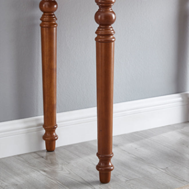 Taburete de tocador tradicional juego de tocador de madera para dormitorio