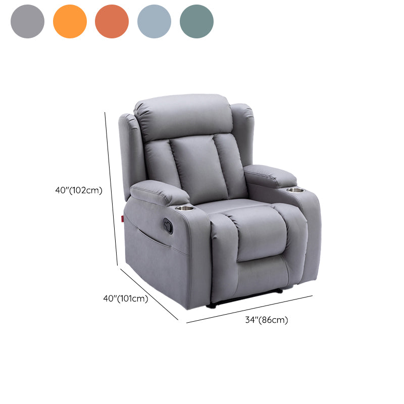 USB Charge Port Recliner Side Pockets Swivel Rocker Standard Recliner