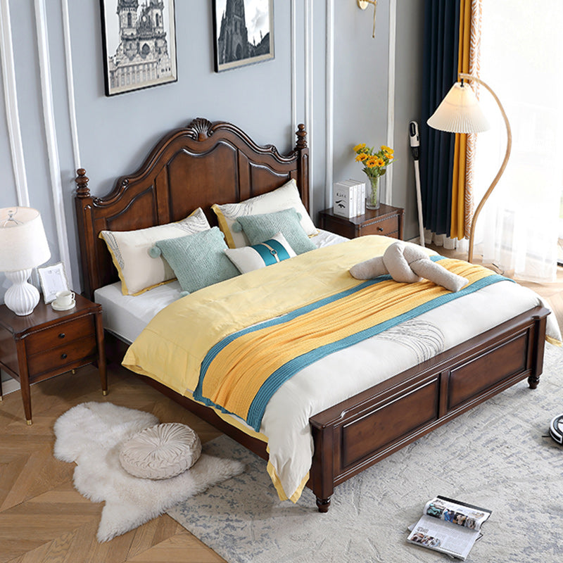 Lit en bois traditionnel Queen Size 71,7 "W Lits de lit avec matelas