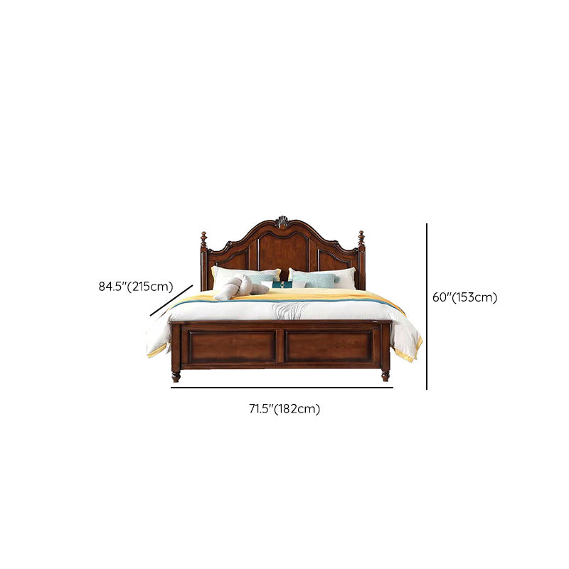 Lit en bois traditionnel Queen Size 71,7 "W Lits de lit avec matelas