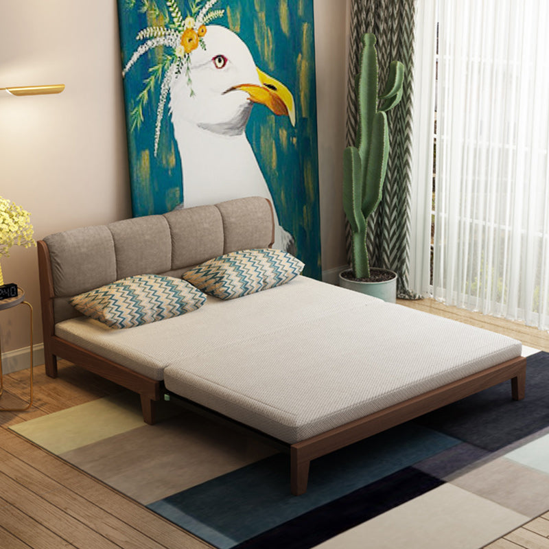 Living Room Convertible Sofas Pillow Back Armless Futon Sleeper Sofa Bed Clearhalo 'furn' 'furn_futons' 'Furniture' 'Futons & Daybeds' 'Futons' 'Living Room Furniture' 6920116