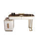 Glam Glass Bedroom Vanity Desk 4 Drawer Vanity Dressing Table Clearhalo 'Bedroom Furniture' 'furn' 'furn_makeup_vanities' 'Furniture' 'Makeup Vanities' 'makeup_vanities' 6920388