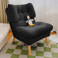 Contemporary Upholstery Recliner Chair Solid Color Standard Recliner Deck Chair Black Clearhalo 'Chairs & Seating' 'furn' 'furn_recliners' 'Furniture' 'Living Room Furniture' 'Recliners' 6920418