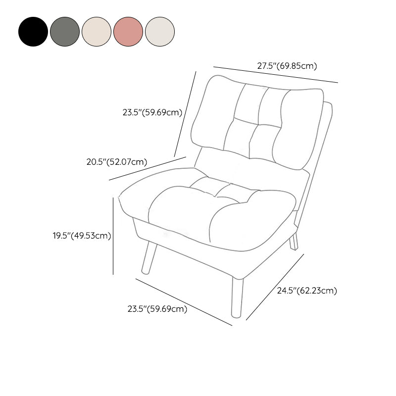 Contemporary Upholstery Recliner Chair Solid Color Standard Recliner Clearhalo 'Chairs & Seating' 'furn' 'furn_recliners' 'Furniture' 'Living Room Furniture' 'Recliners' 6920447
