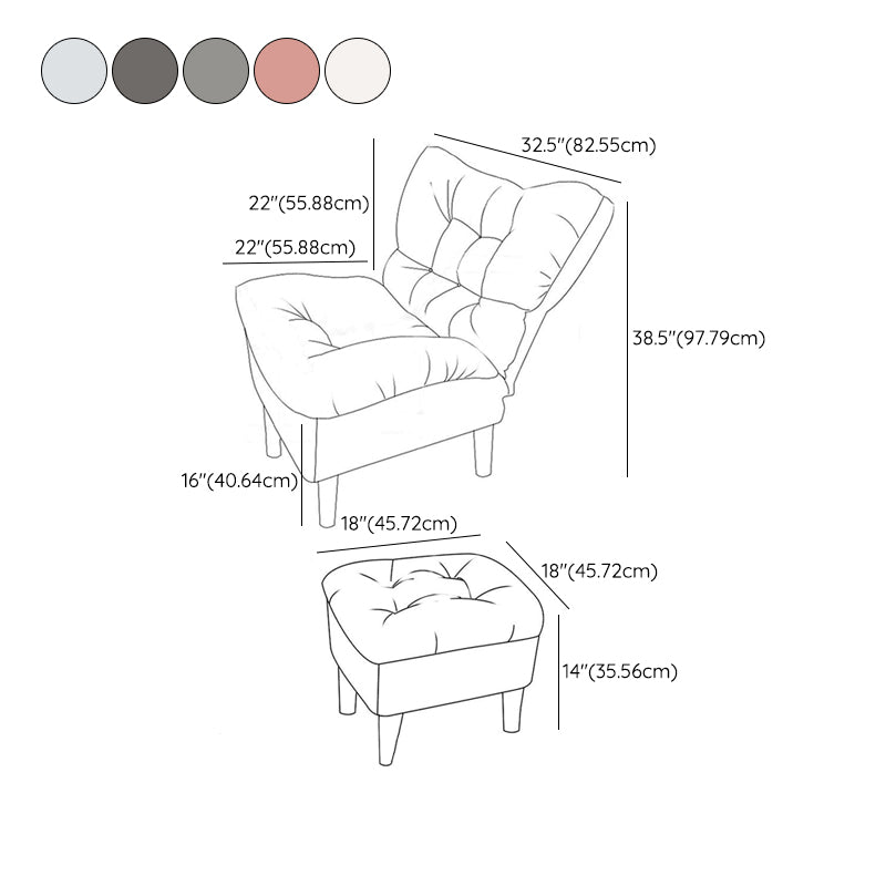Contemporary Upholstery Recliner Chair Solid Color Standard Recliner Clearhalo 'Chairs & Seating' 'furn' 'furn_recliners' 'Furniture' 'Living Room Furniture' 'Recliners' 6920450