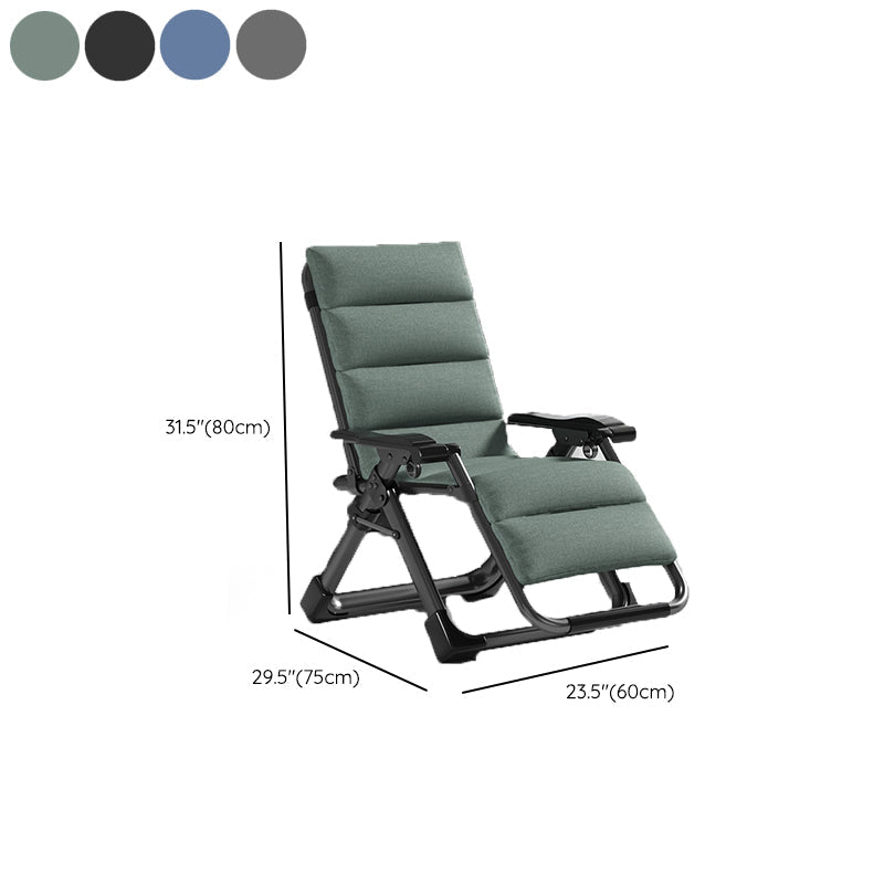 Polyester Blend Standard Recliner With Cup Holders and Legs for Bedroom