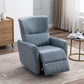 31.1-In Wide Swivel Reclining Chair Manual/Power Faux Leather Recliners