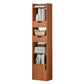 Contemporary Wooden Accent Cabinet with Shelves Storage Cabinet 13"L x 9.8"W x 59.1"H Walnut Clearhalo 'Cabinets & Chests' 'cabinets_chests' 'furn' 'furn_cabinets_chests' 'Furniture' 'Living Room Furniture' 6920746