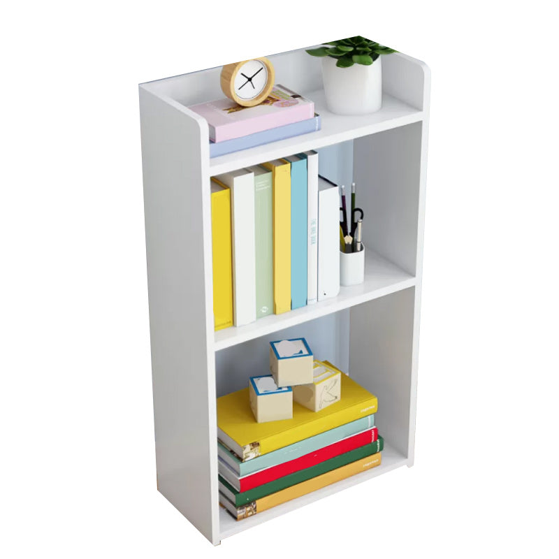 Contemporary Wooden Accent Cabinet with Shelves Storage Cabinet 11.8"L x 6.7"W x 23.6"H White Clearhalo 'Cabinets & Chests' 'cabinets_chests' 'furn' 'furn_cabinets_chests' 'Furniture' 'Living Room Furniture' 6920749