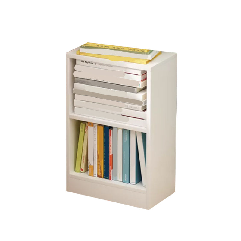 Contemporary Wooden Accent Cabinet with Shelves Storage Cabinet 12.6"L x 8.7"W x 22.4"H White Clearhalo 'Cabinets & Chests' 'cabinets_chests' 'furn' 'furn_cabinets_chests' 'Furniture' 'Living Room Furniture' 6920750