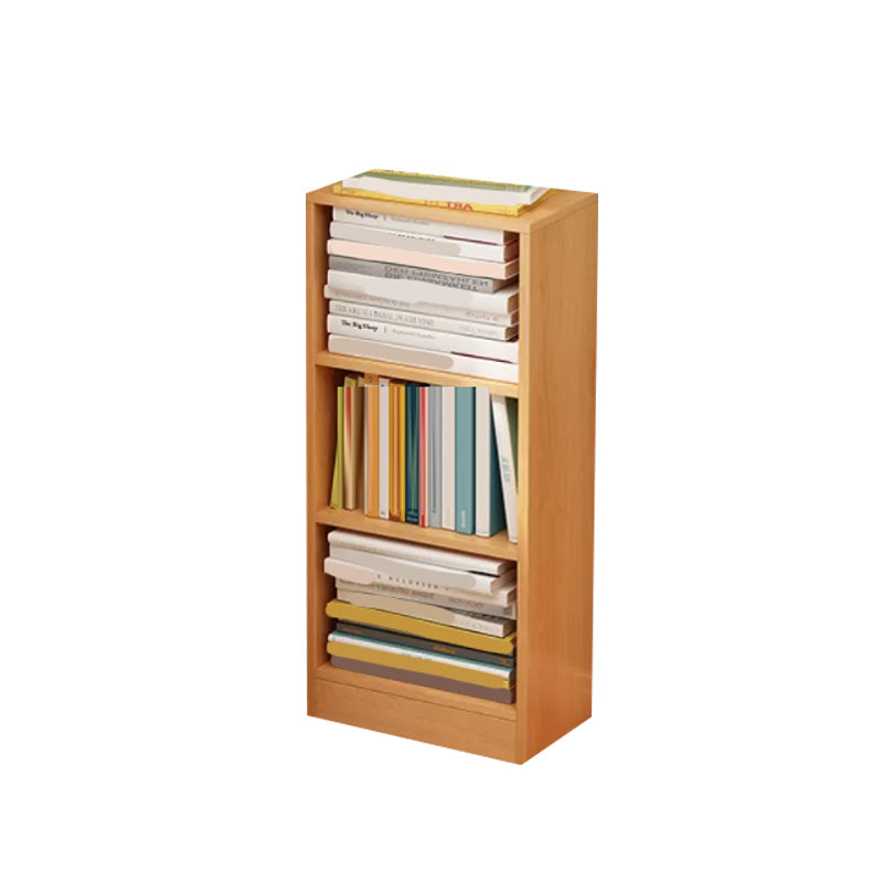 Contemporary Wooden Accent Cabinet with Shelves Storage Cabinet 13"L x 9"W x 32"H Natural Clearhalo 'Cabinets & Chests' 'cabinets_chests' 'furn' 'furn_cabinets_chests' 'Furniture' 'Living Room Furniture' 6920754