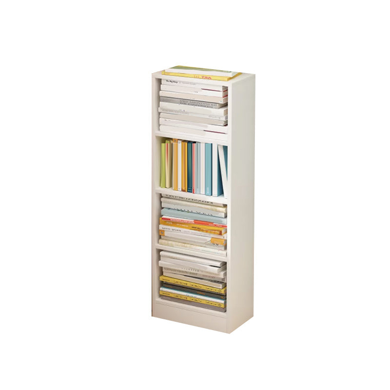 Contemporary Wooden Accent Cabinet with Shelves Storage Cabinet 13"L x 9"W x 41"H White Clearhalo 'Cabinets & Chests' 'cabinets_chests' 'furn' 'furn_cabinets_chests' 'Furniture' 'Living Room Furniture' 6920755