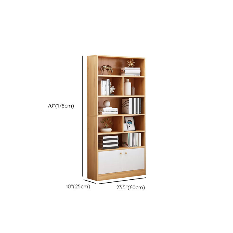 Contemporary Wooden Accent Cabinet with Shelves Storage Cabinet Clearhalo 'Cabinets & Chests' 'cabinets_chests' 'furn' 'furn_cabinets_chests' 'Furniture' 'Living Room Furniture' 6920781