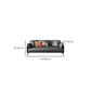 Gray Leather Sofa with Four Legs Contemporary Living Room Seating Clearhalo 'furn' 'furn_sofas' 'Furniture' 'Living Room Furniture' 'Sofa' 'sofas' 6920884