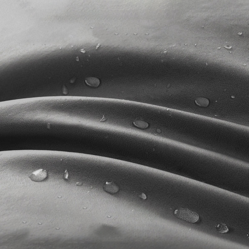 Grey Faux Leather Sectional Sofa Pillow Top Arm Sectional Ottoman Included Clearhalo 'furn' 'furn_sectionals' 'Furniture' 'Living Room Furniture' 'Sectionals' 6920924