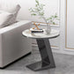 Modern 19.68" Tall Side Table Black Metal Sofa Side Accent Table