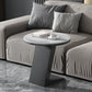 Modern 19.68" Tall Side Table Black Metal Sofa Side Accent Table
