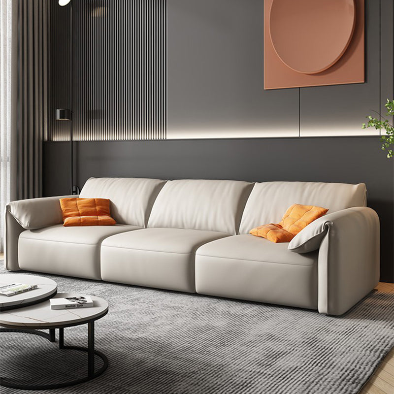 41.34" Wide Contemporary Futon Sofa Bed White Futon Solid Wood Sleeper Sofa Clearhalo 'furn' 'furn_futons' 'Furniture' 'Futons & Daybeds' 'Futons' 'Living Room Furniture' 6921020