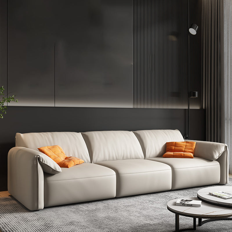 41.34" Wide Contemporary Futon Sofa Bed White Futon Solid Wood Sleeper Sofa Clearhalo 'furn' 'furn_futons' 'Furniture' 'Futons & Daybeds' 'Futons' 'Living Room Furniture' 6921025