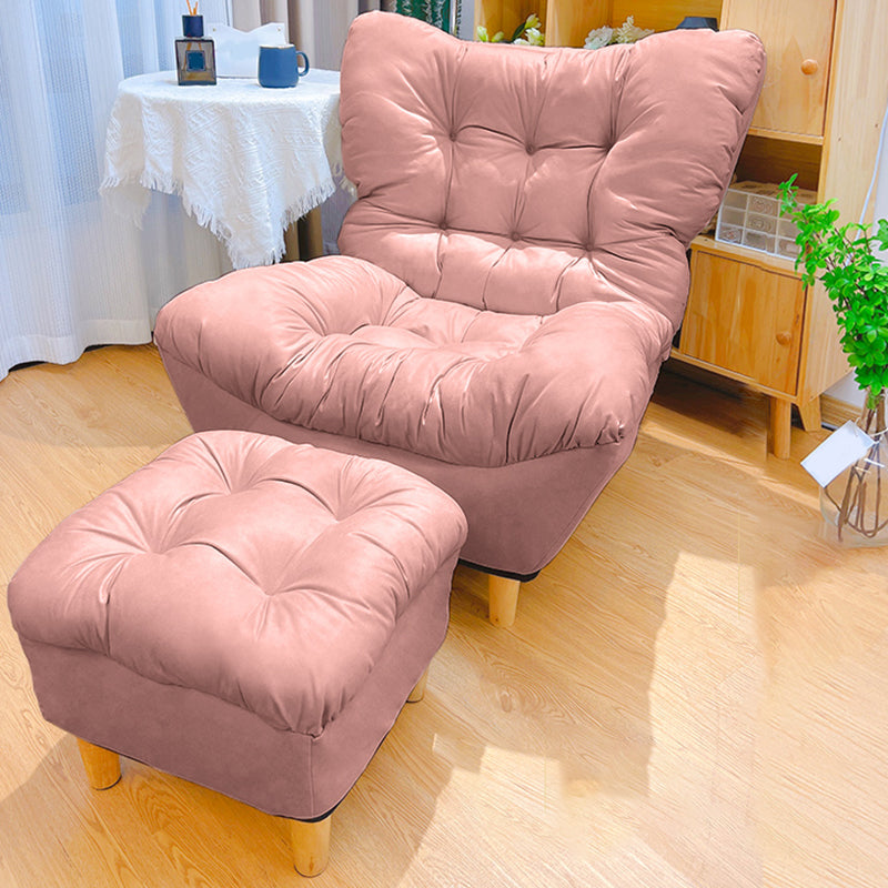 Scandinavian Upholstery Recliner Chair Solid Color Standard Recliner