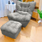 Scandinavian Upholstery Recliner Chair Solid Color Standard Recliner