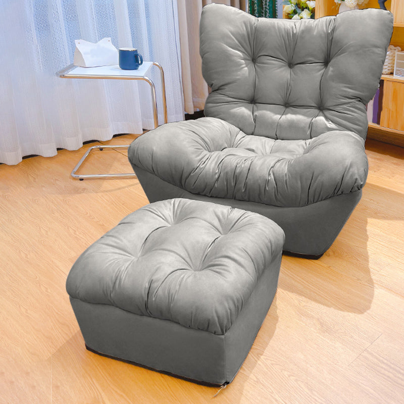 Scandinavian Upholstery Recliner Chair Solid Color Standard Recliner