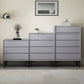 Contemporary Storage Chest Dresser Solid Wood Dresser with 3/4/5 Drawers Clearhalo 'Bedroom Furniture' 'Dressers & Chests' 'dressers_chests' 'furn' 'furn_dressers_chests' 'Furniture' 6921243
