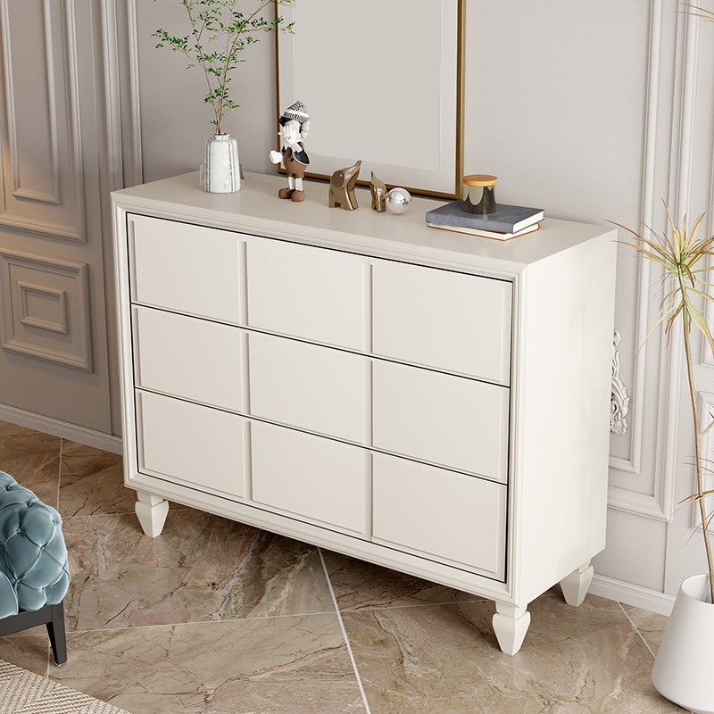 Commode coffre de rangement moderne commode en bois massif avec 3/6 tiroirs