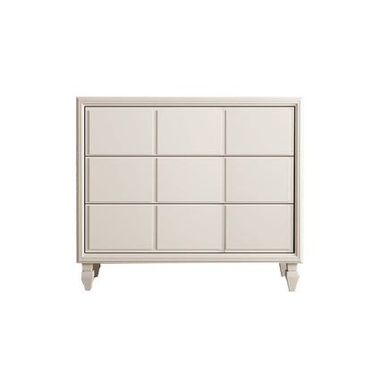 Commode coffre de rangement moderne commode en bois massif avec 3/6 tiroirs