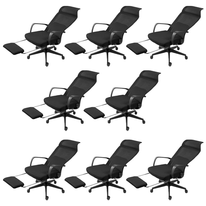 Sedia moderna sedia da ufficio a braccio fisso regolabile sedia girevole con ruote