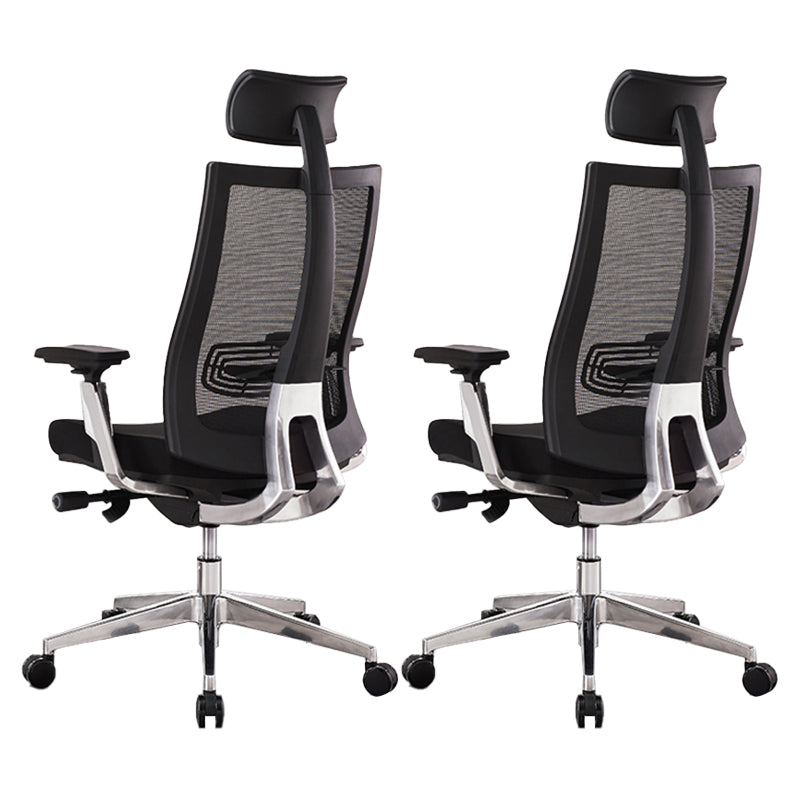 Removable Arms Desk Chair Modern Ergonomic No Distressing Office Chair with Wheels 2 Piece Set Clearhalo 'furn' 'furn_office_chair' 'Furniture' 'Office Chairs' 'Office Furniture' 'office_chair' 6921771