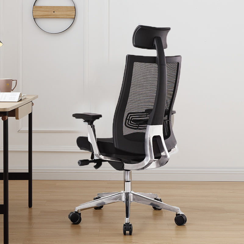 Removable Arms Desk Chair Modern Ergonomic No Distressing Office Chair with Wheels Clearhalo 'furn' 'furn_office_chair' 'Furniture' 'Office Chairs' 'Office Furniture' 'office_chair' 6921773