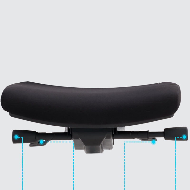 Silla de escritorio de armas extraíble ergonómica sin angustia silla de oficina con ruedas