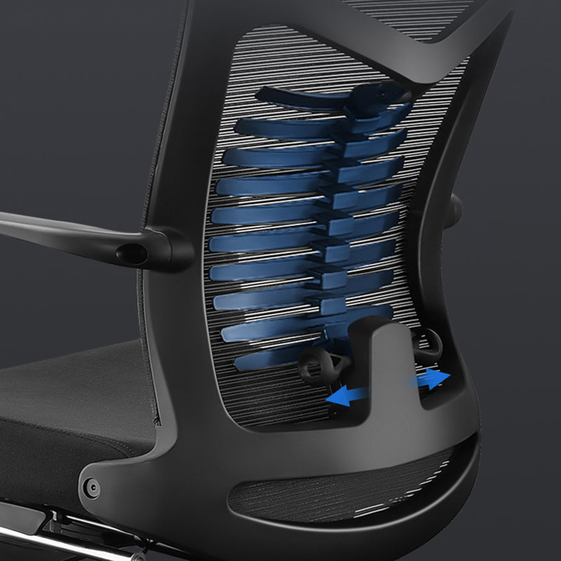 Sedia da scrivania moderna sedia regolabile altezza del sedile sedia girevole con schiena traspirante