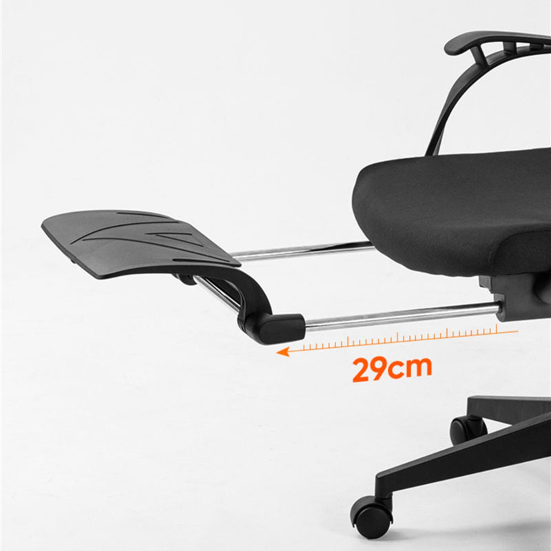 Sedia moderna brani fissi altezza sede regolabile sedia girevole con ruote