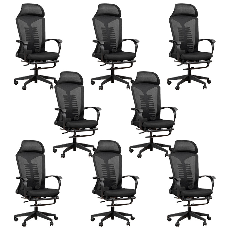 Sedia moderna brani fissi altezza sede regolabile sedia girevole con ruote