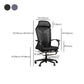 Modern Chair Fixed Arms Adjustable Seat Height Swivel Chair with Wheels