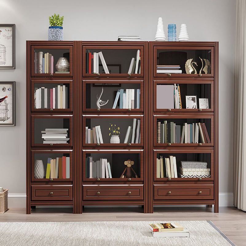 Stile moderno chiuso Bookcase in legno standard per la sala da studio